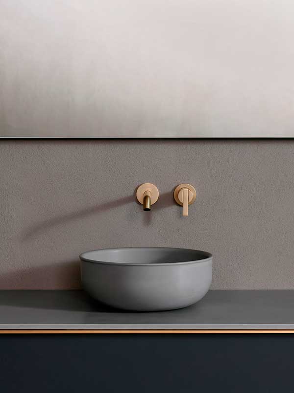 grey USH colour coating top mounted washbasin from prime collection