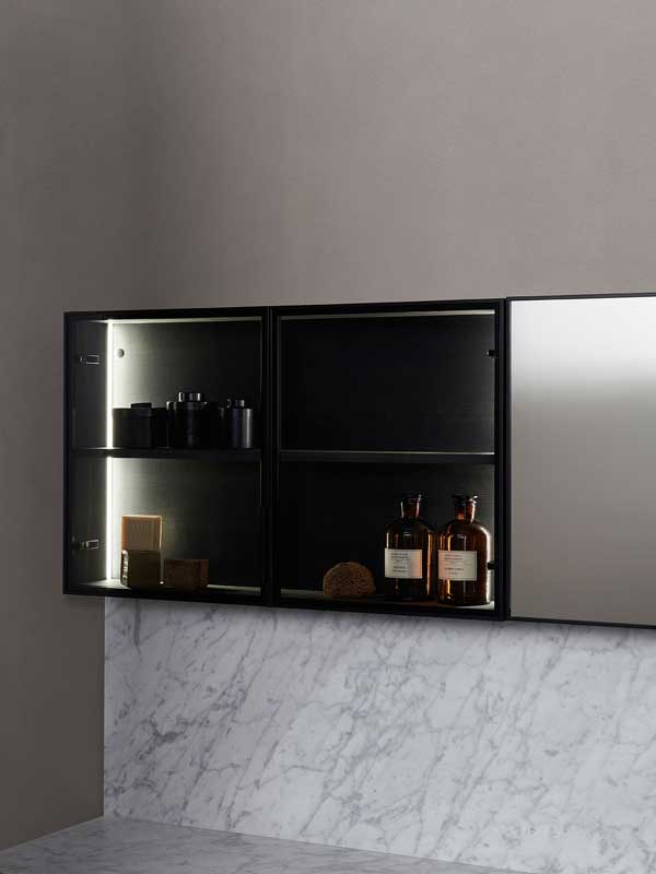 Strato Glass Wall Mounted Cabinet Unit