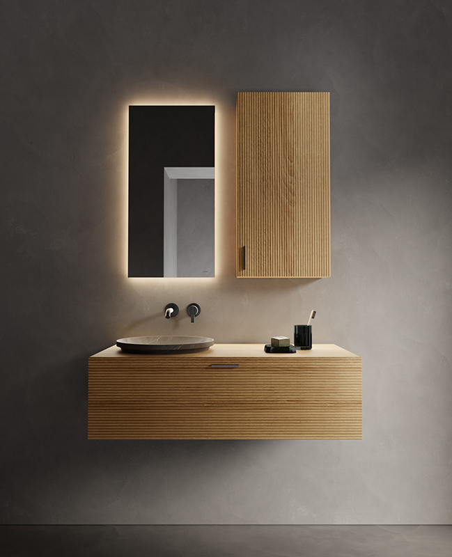 wall mounted single cabinet from Grate collection