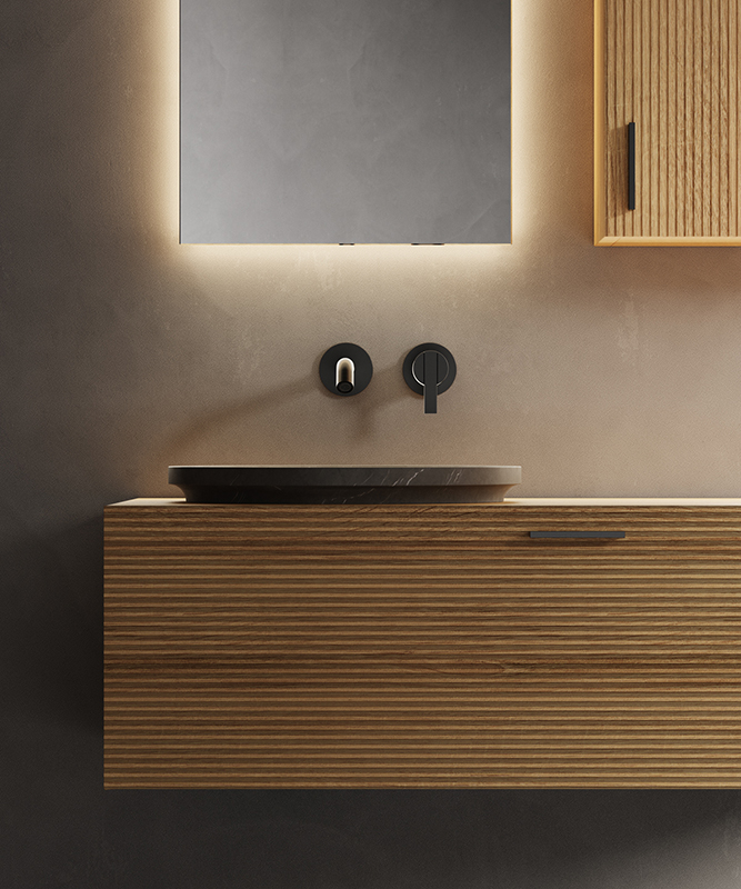 wall mounted single cabinet from Grate collection