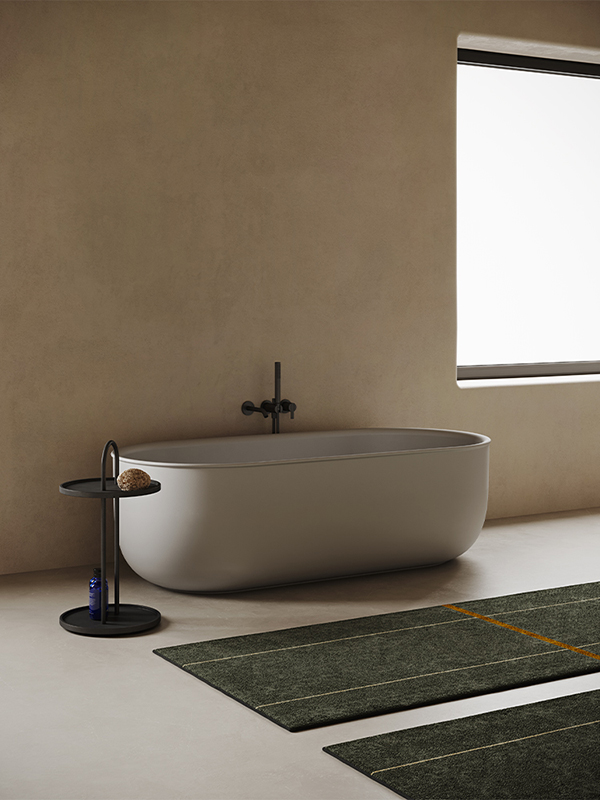 Grey uhs colour coating freestanding bathtub prime collection